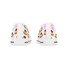 Load image into Gallery viewer, Only Flans (Fans) Funny Food Pun Sneakers | Women's Canvas Shoes