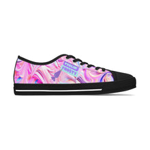 Load image into Gallery viewer, Feelin' Frosty Rainbow Frosting Swirled Cake Sneakers | Women's Canvas Shoes