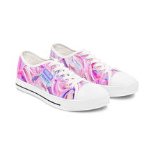 Load image into Gallery viewer, Feelin' Frosty Rainbow Frosting Swirled Cake Sneakers | Women's Canvas Shoes
