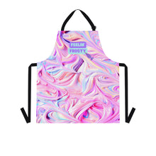 Load image into Gallery viewer, Feelin Frosty Tie Dye Rainbow Frosting Apron