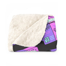 Load image into Gallery viewer, Turds (Nerds) Candy Funny Sherpa Fleece Blanket - 2 sizes