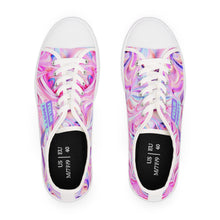 Load image into Gallery viewer, Feelin' Frosty Rainbow Frosting Swirled Cake Sneakers | Women's Canvas Shoes