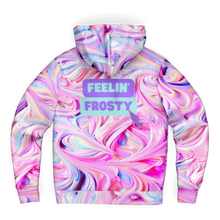 Load image into Gallery viewer, Feelin Frosty Microfleece Ziphoodie - AOP
