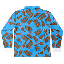 Load image into Gallery viewer, Choc Fish Long Sleeve Polo Shirt – AOP