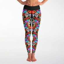 Load image into Gallery viewer, SKULL CANDY Yoga Leggings - AOP
