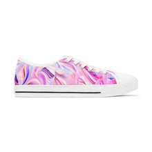 Load image into Gallery viewer, Feelin' Frosty Rainbow Frosting Swirled Cake Sneakers | Women's Canvas Shoes
