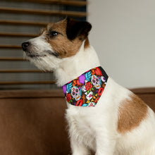 Load image into Gallery viewer, Sugar Skull Matchy Matchy Dog / Pet Bandana Collar - 3 sizes