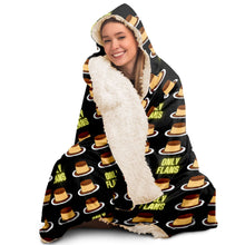 Load image into Gallery viewer, ONLY FLANS Hooded Blanket - AOP