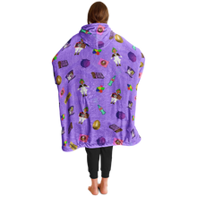 Load image into Gallery viewer, Reversible 'Which Willy' Wonka F' Oodie Snug Candy Hoodie - Charlie & The Chocolate Factory Collection