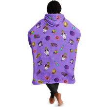 Load image into Gallery viewer, Reversible 'Which Willy' Wonka F' Oodie Snug Candy Hoodie - Charlie & The Chocolate Factory Collection