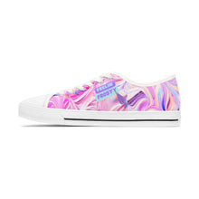 Load image into Gallery viewer, Feelin' Frosty Rainbow Frosting Swirled Cake Sneakers | Women's Canvas Shoes