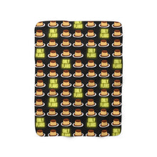 Load image into Gallery viewer, Only Flans (Fans) Dessert Sherpa Fleece Blanket - 2 sizes