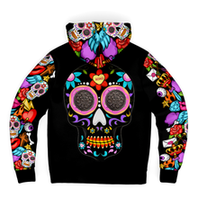 Load image into Gallery viewer, Sugar Skull Microfleece Ziphoodie - AOP copy
