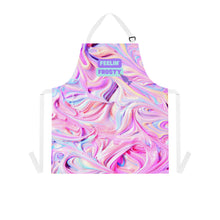 Load image into Gallery viewer, Feelin Frosty Tie Dye Rainbow Frosting Apron