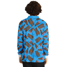 Load image into Gallery viewer, Choc Fish Long Sleeve Polo Shirt – AOP
