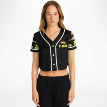 Load image into Gallery viewer, Only Flans Cropped Baseball Jersey - AOP