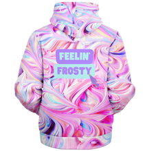 Load image into Gallery viewer, Feelin Frosty Microfleece Ziphoodie - AOP
