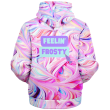 Load image into Gallery viewer, Feelin Frosty Microfleece Ziphoodie - AOP