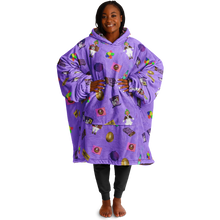 Load image into Gallery viewer, Reversible 'Which Willy' Wonka F' Oodie Snug Candy Hoodie - Charlie & The Chocolate Factory Collection