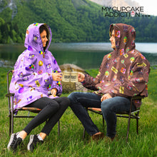 Load image into Gallery viewer, Reversible 'Which Willy' Wonka F' Oodie Snug Candy Hoodie - Charlie & The Chocolate Factory Collection