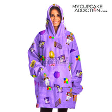 Load image into Gallery viewer, Retro Willy Wonka F' Oodie Snug Candy Hoodie - Charlie & The Chocolate Factory Collection