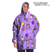 Load image into Gallery viewer, Retro Willy Wonka F' Oodie Snug Candy Hoodie - Charlie & The Chocolate Factory Collection