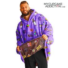 Load image into Gallery viewer, Reversible 'Which Willy' Wonka F' Oodie Snug Candy Hoodie - Charlie & The Chocolate Factory Collection