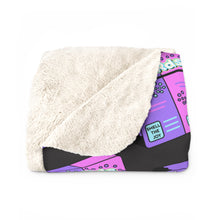 Load image into Gallery viewer, Turds (Nerds) Candy Funny Sherpa Fleece Blanket - 2 sizes
