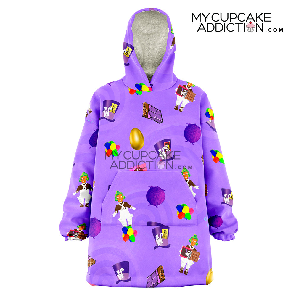 Retro Willy Wonka F' Oodie Snug Candy Hoodie - Charlie & The Chocolate Factory Collection
