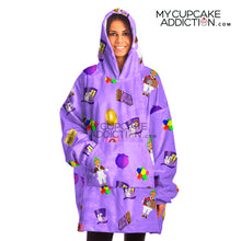 Load image into Gallery viewer, Retro Willy Wonka F&#39; Oodie Snug Candy Hoodie - Charlie &amp; The Chocolate Factory Collection
