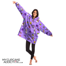 Load image into Gallery viewer, Retro Willy Wonka F&#39; Oodie Snug Candy Hoodie - Charlie &amp; The Chocolate Factory Collection
